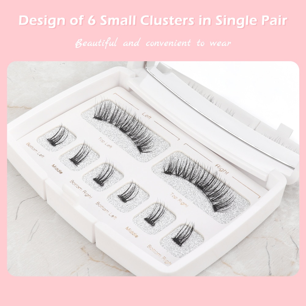 Natural Mink Magnetic Eyelashes with Case
