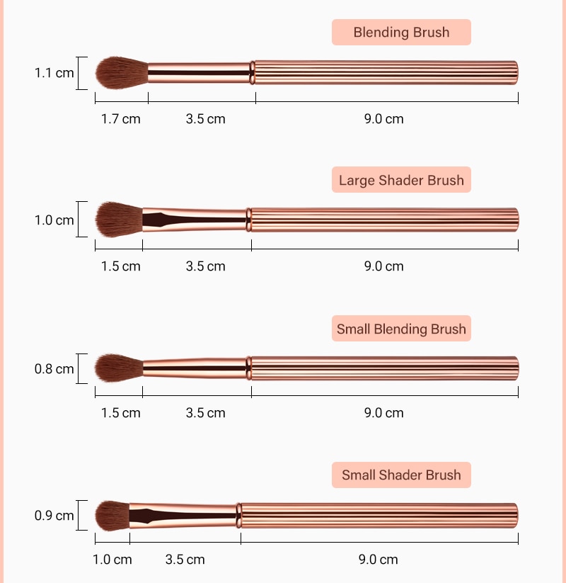 Women's Soft Makeup Brush Set 13 Pcs