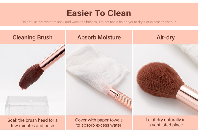 Women's Soft Makeup Brush Set 13 Pcs