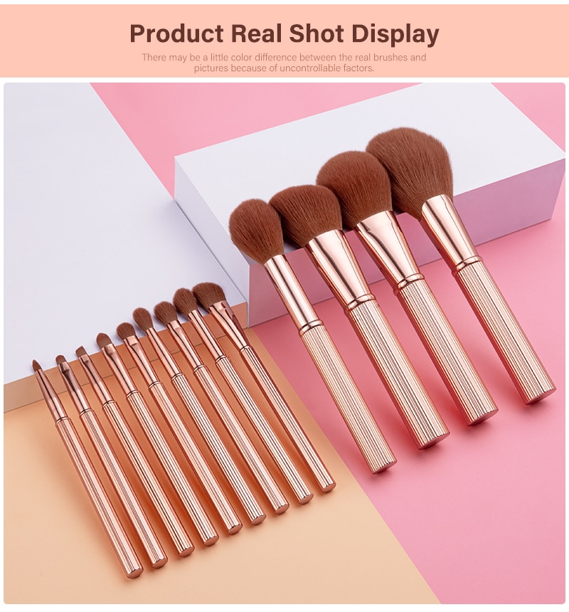 Women's Soft Makeup Brush Set 13 Pcs