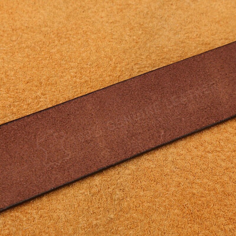 Men's Leather Belt with Metal Buckle