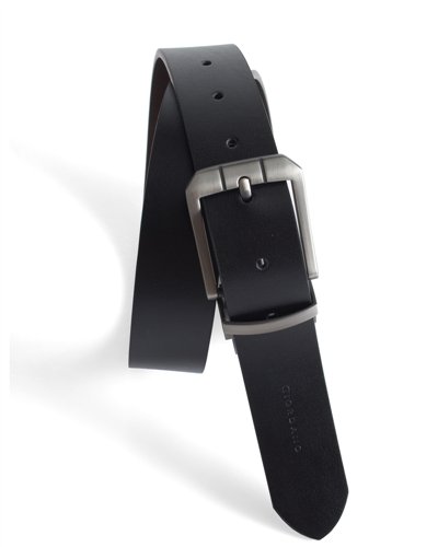 Men's Black Leather Belt