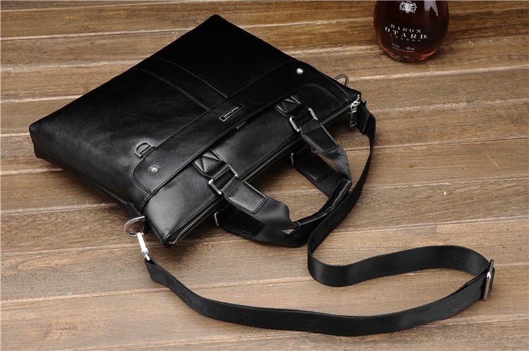 Men's Casual Leather Portfolio Bag
