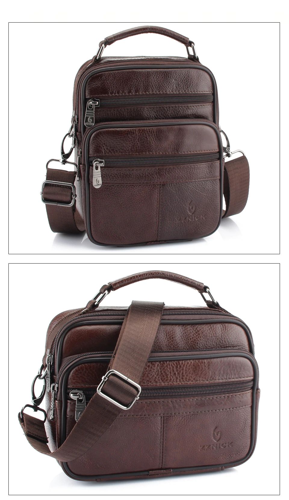 Men's Leather Shoulder Bag