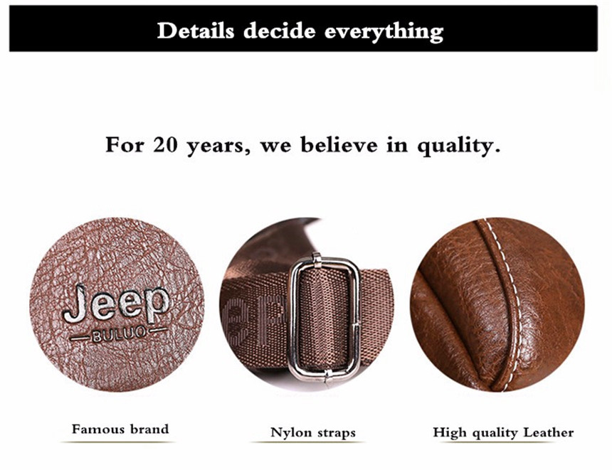 Men's Leather Crossbody Bag