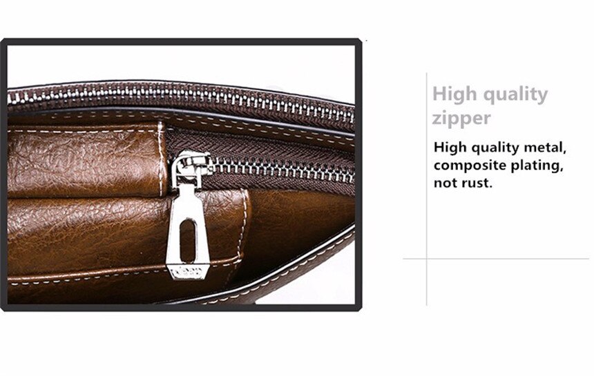 Men's Leather Crossbody Bag