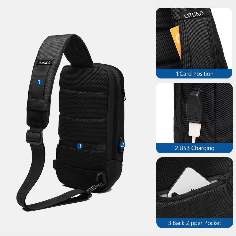 Men's Anti-Theft Crossbody Bag