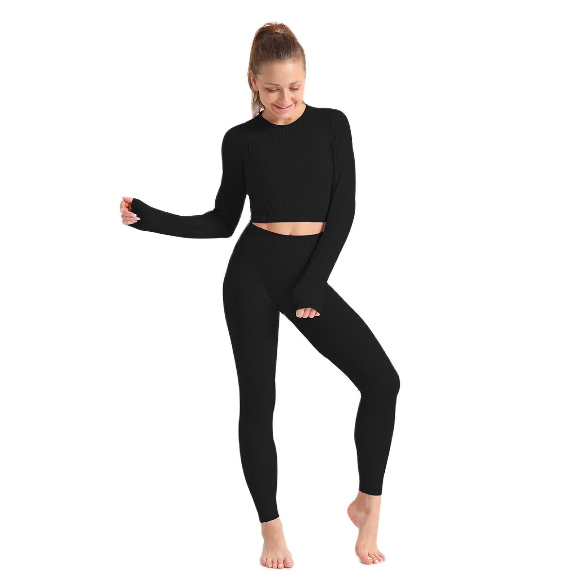 Women's Seamless Gym Set of Clothes