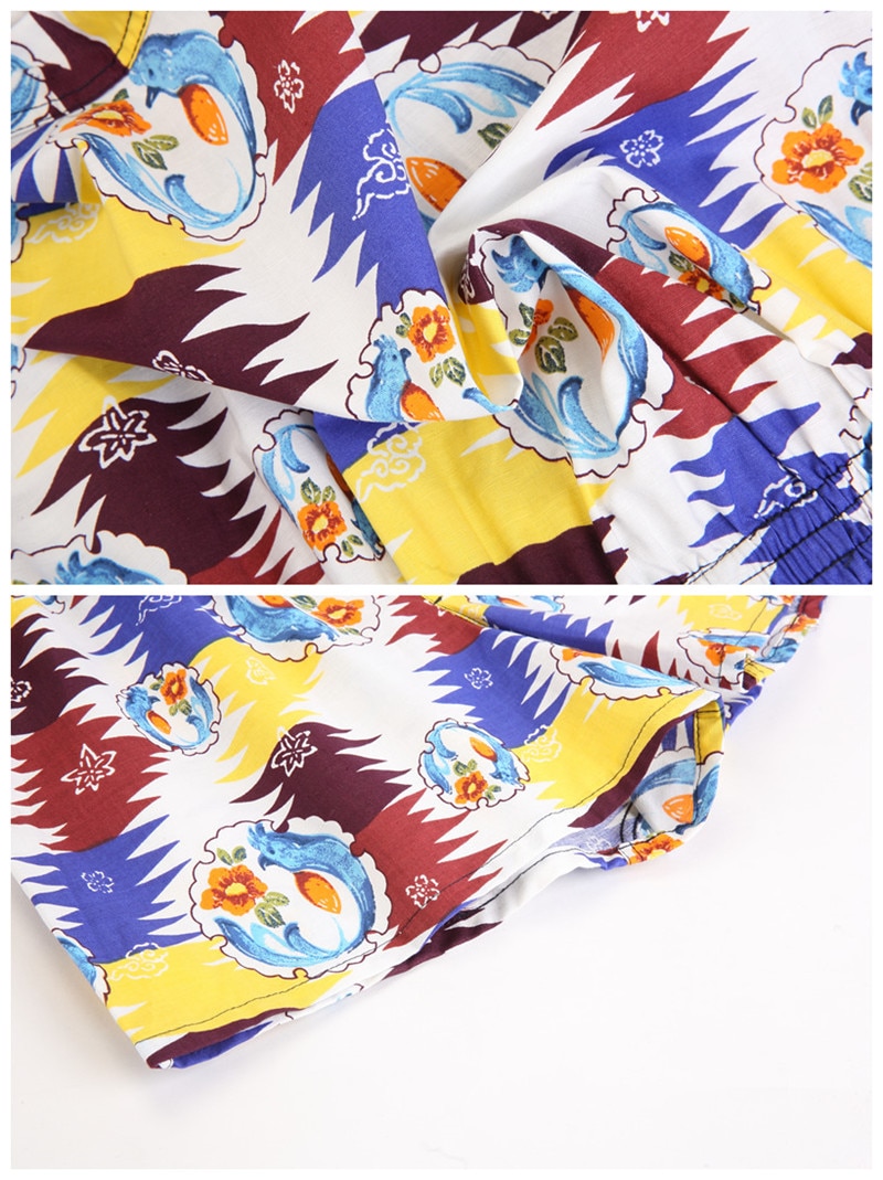 Men's Printed Underwear with Elastic Waistband Set 4 pcs