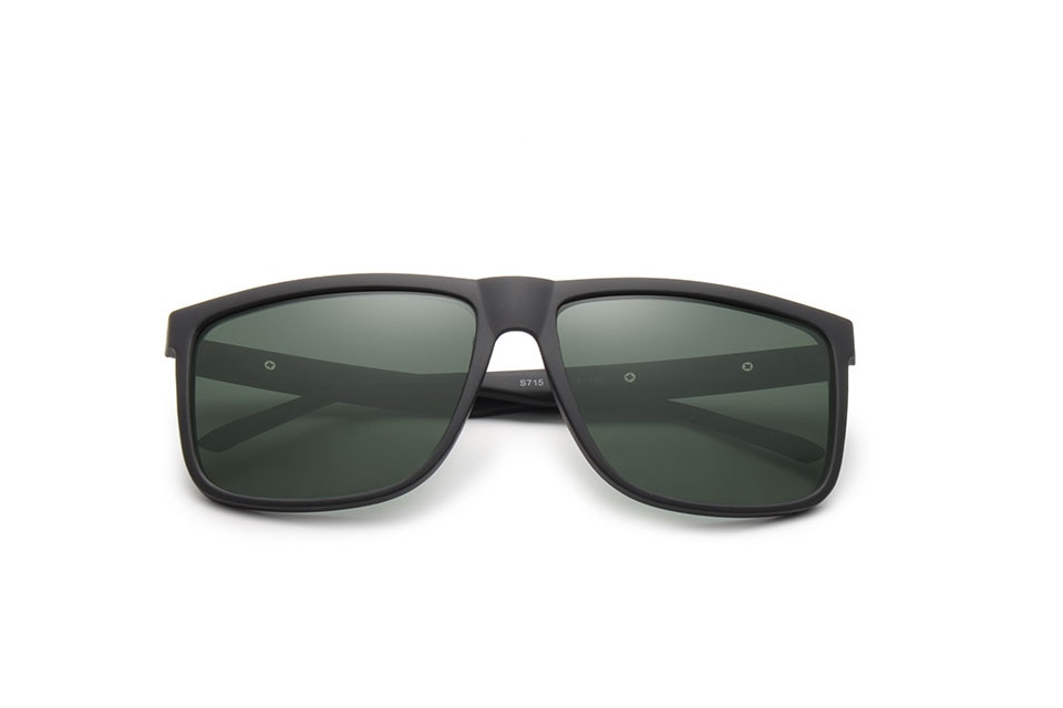 Men's Classic Square Polarized Sunglasses