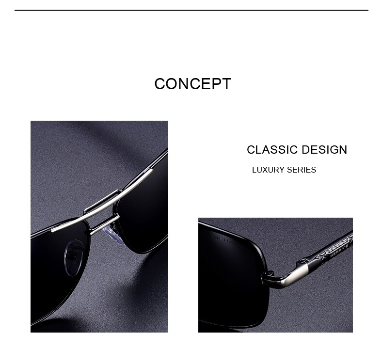 Men's Polarized Aviator Sunglasses