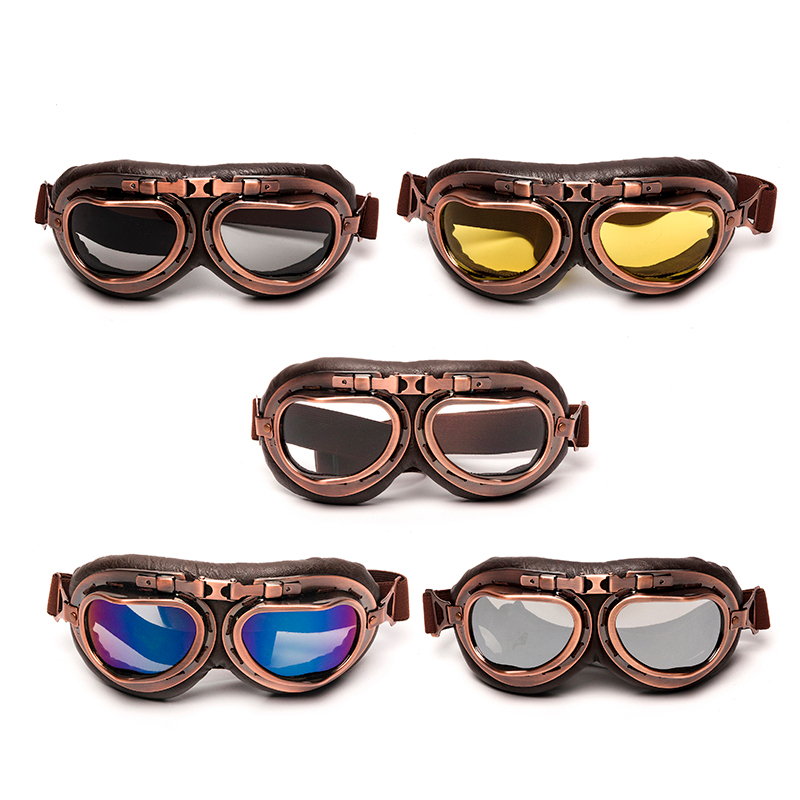 Vintage Style Motorcycle Protective Goggles