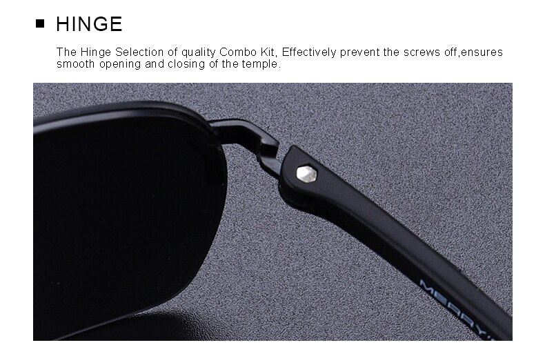 Men's Classic Rectangle Sunglasses
