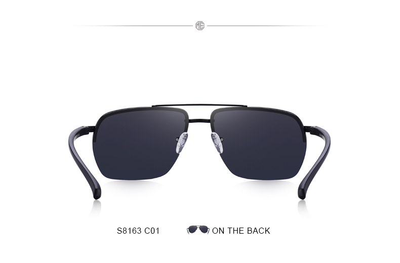 Men's Classic Rectangle Sunglasses