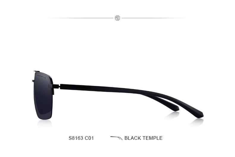 Men's Classic Rectangle Sunglasses