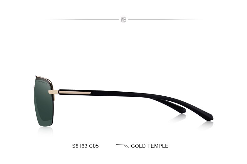 Men's Classic Rectangle Sunglasses
