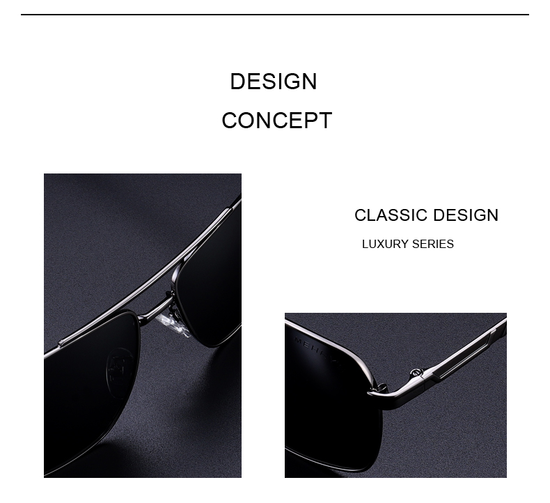 Men's Classic Aviator Sunglasses