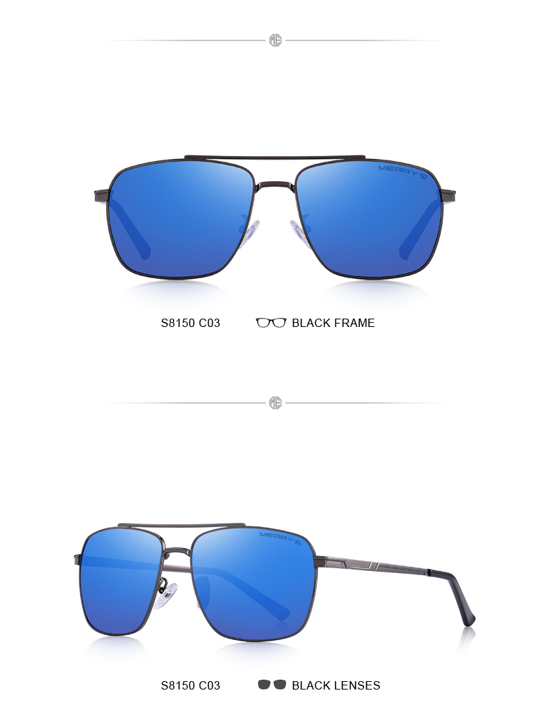 Men's Classic Aviator Sunglasses