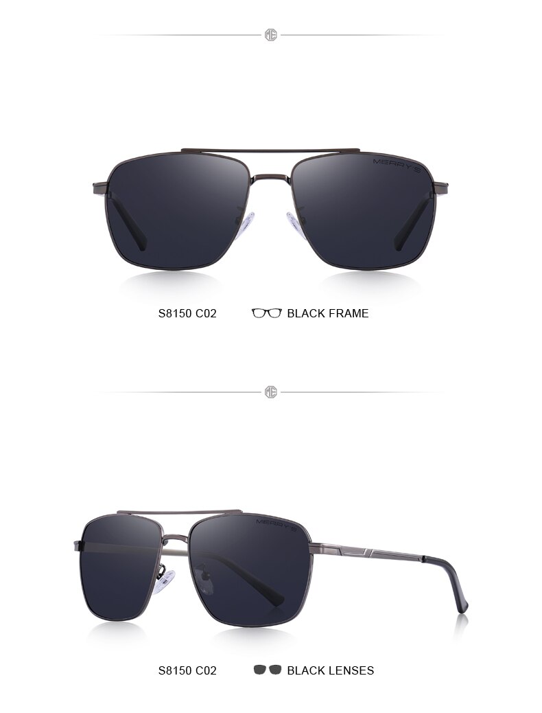 Men's Classic Aviator Sunglasses