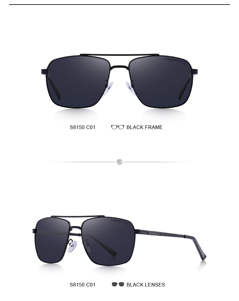 Men's Classic Aviator Sunglasses