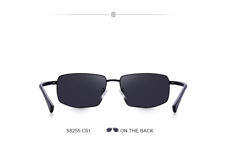 Men's Classic Rectangle Sunglasses