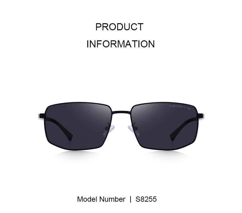 Men's Classic Rectangle Sunglasses