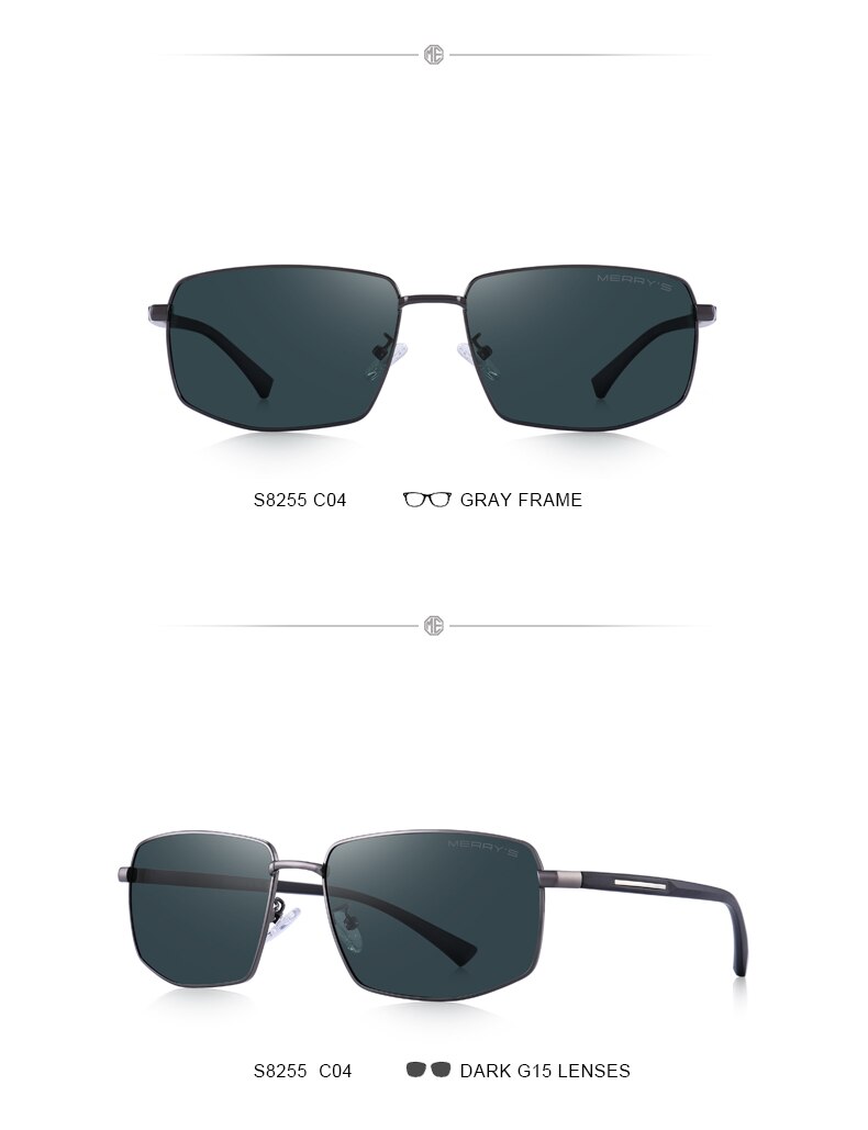 Men's Classic Rectangle Sunglasses