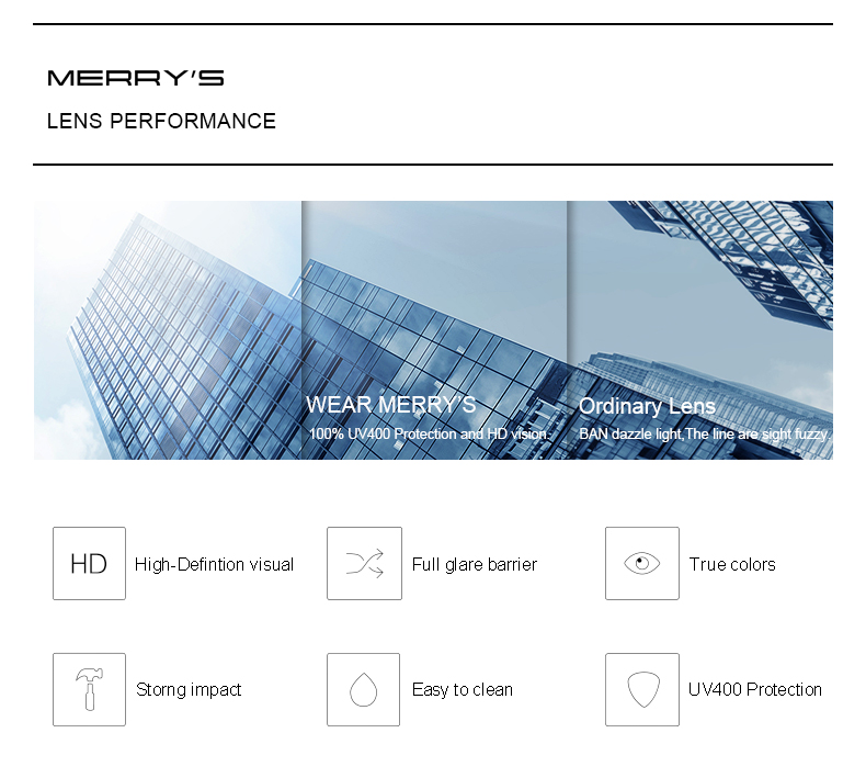 Men's Classic Rectangle Sunglasses