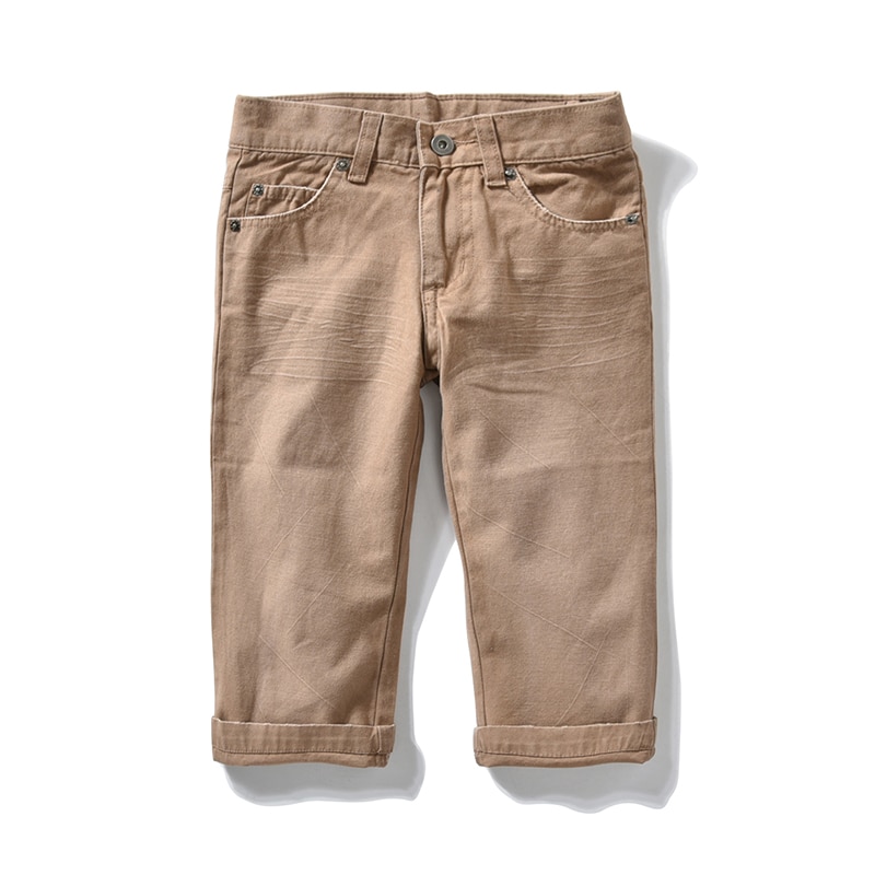 Casual Boys' Set of Cotton Plaid Shirt and Pants