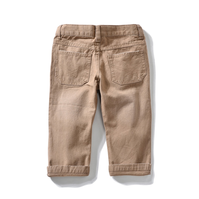 Casual Boys' Set of Cotton Plaid Shirt and Pants