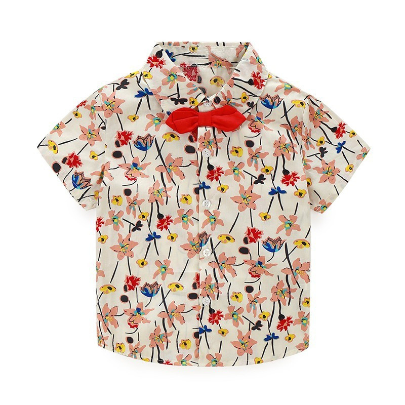 Cute Summer Bright Cotton Boy's Clothing Set