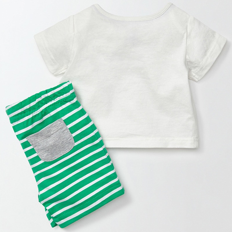 Boy's Summer Striped Clothing Set