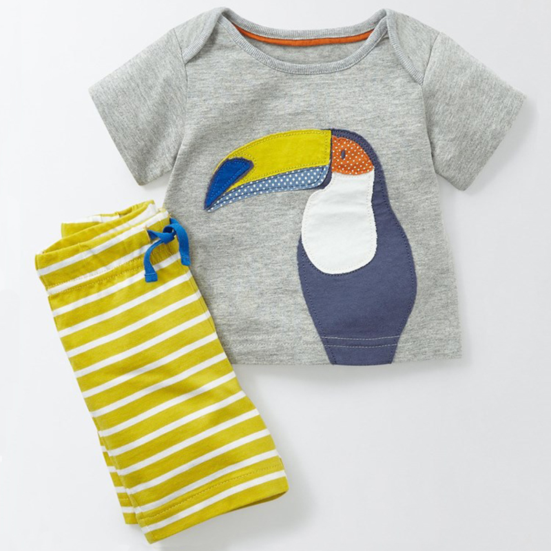 Boy's Summer Striped Clothing Set
