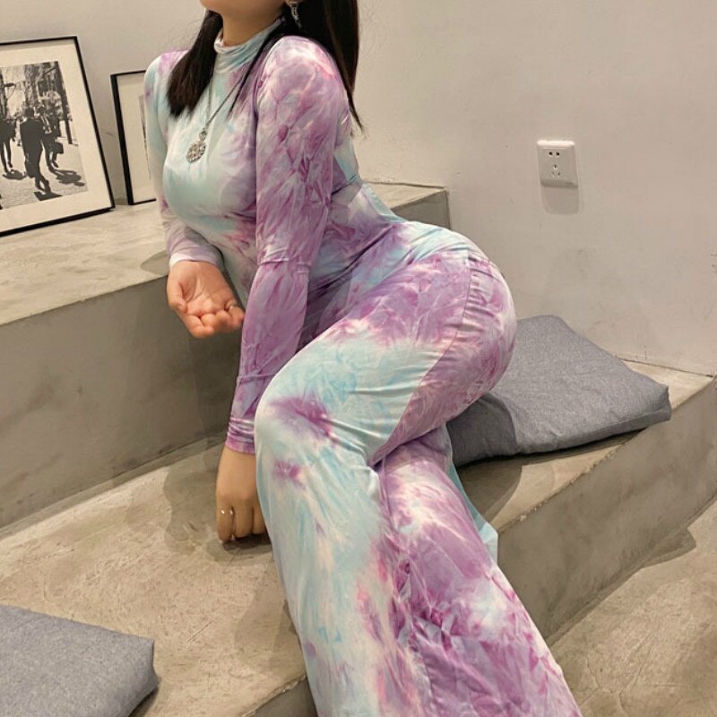 Women's Turtleneck Maxi Dress