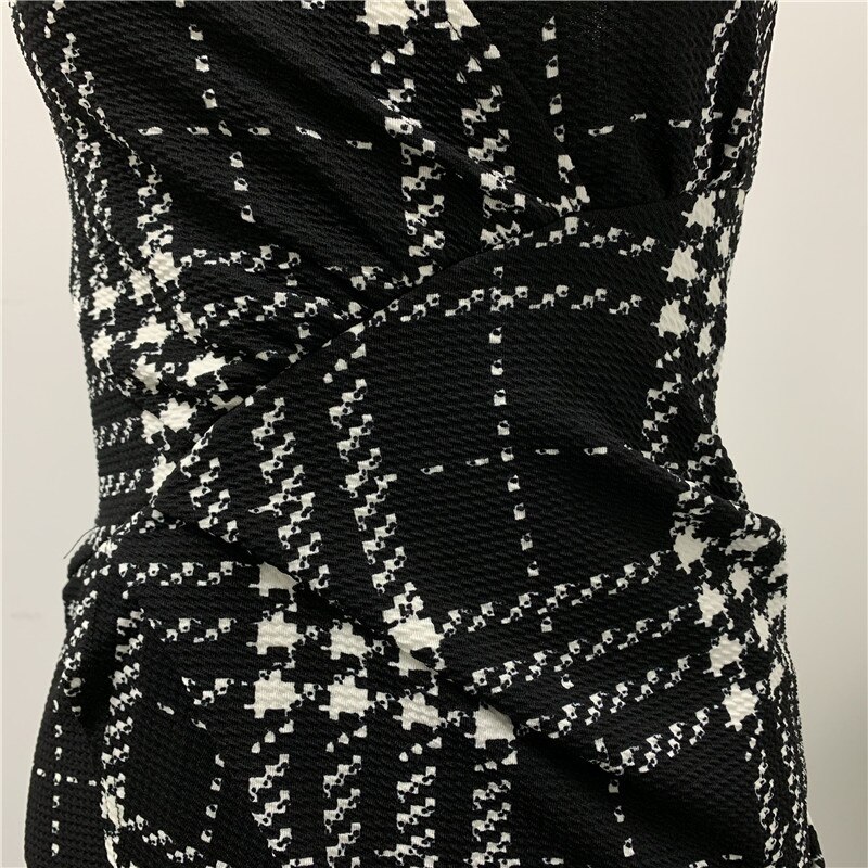Women's Elegant Plaided Dress