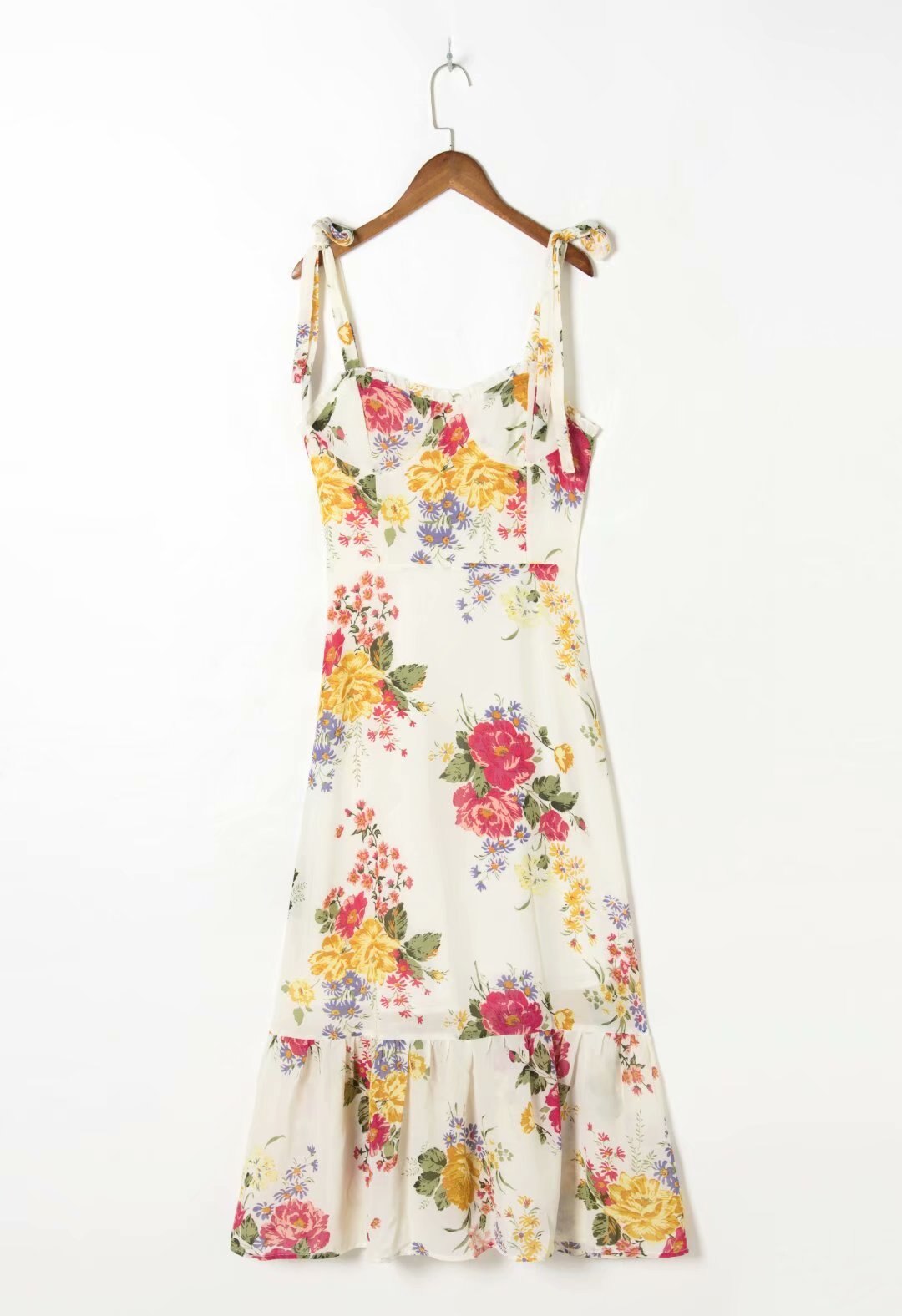 Women's Casual Ruffled Maxi Dress