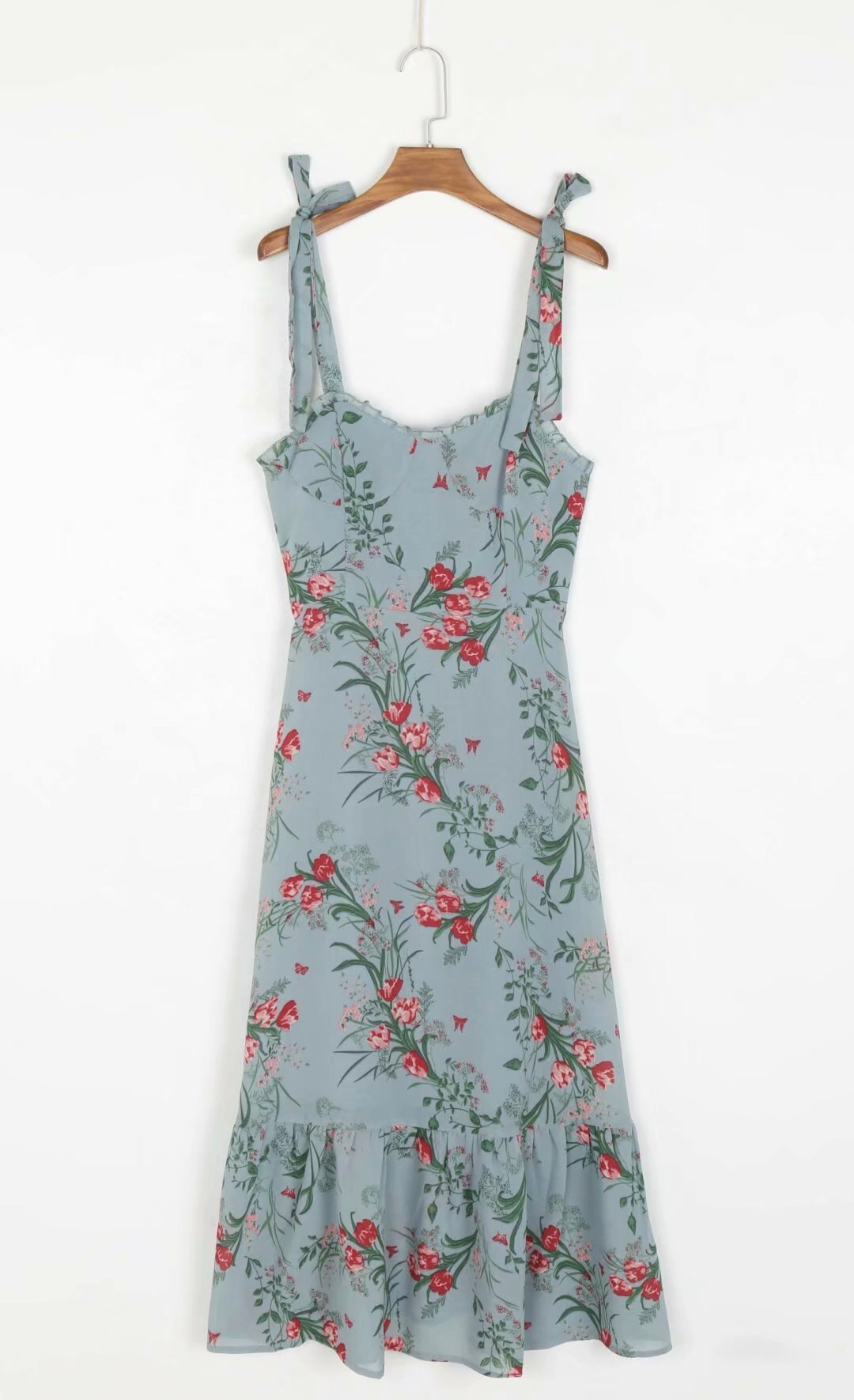 Women's Casual Ruffled Maxi Dress