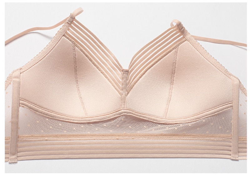 Women's Sheer Setail Wire Free Bra