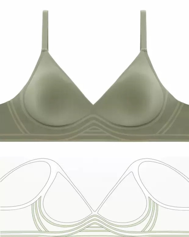 Women's Seamless Wire Free Bra