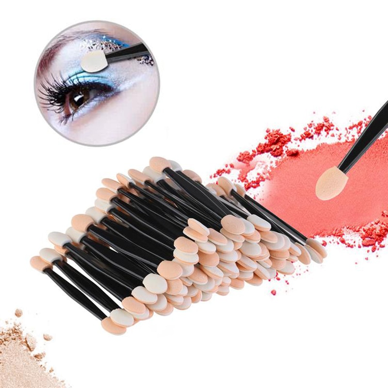 Sponge Shadow Applicators Set, 50 Pcs